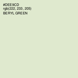 #DEE9CD - Beryl Green Color Image